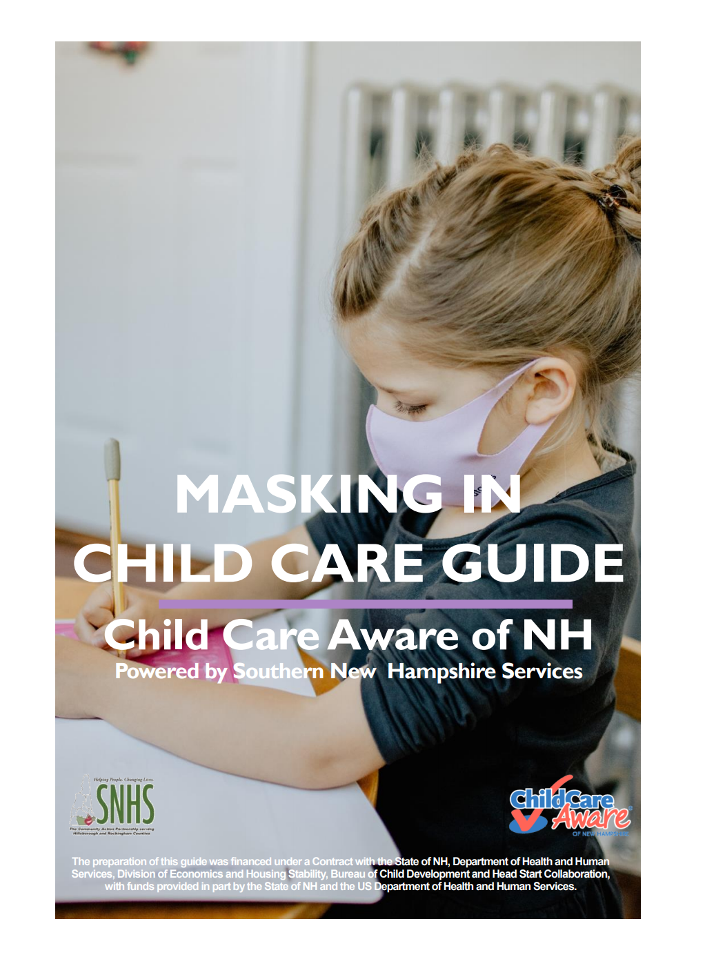 Masking in Child Care Guide Cover