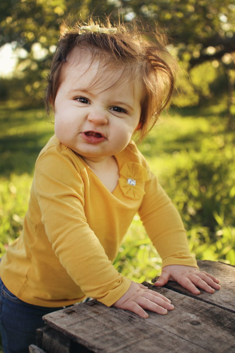 Picture of a child making a what are you talking about face